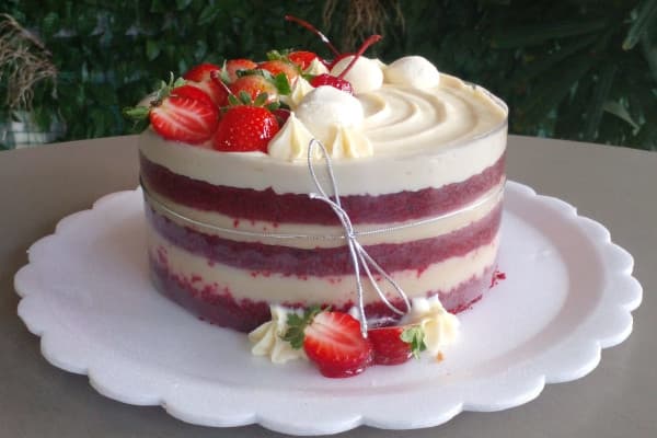 Red Velvet Naked Cake