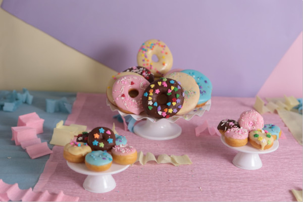 donuts de vários sabores
